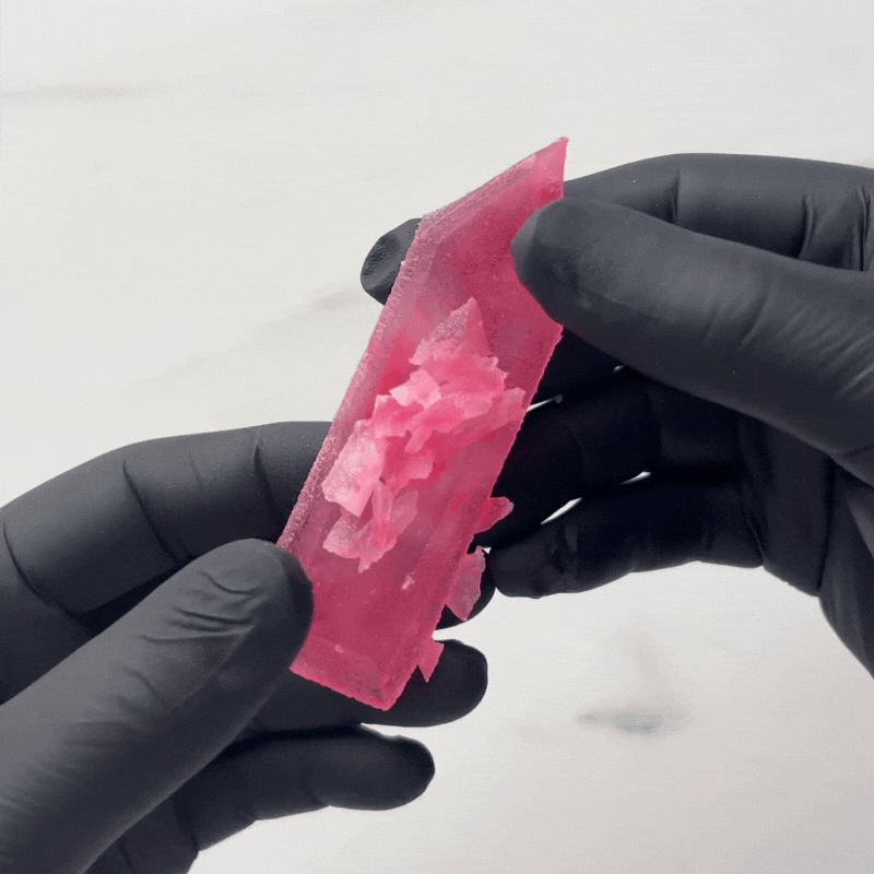 Cristallo Commestibile  rosa