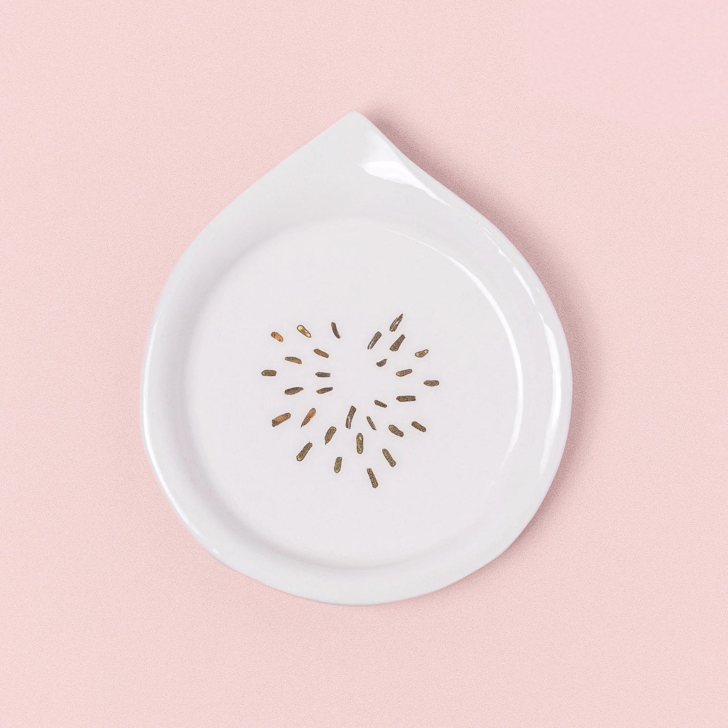 Piatto in ceramica "Goccia"