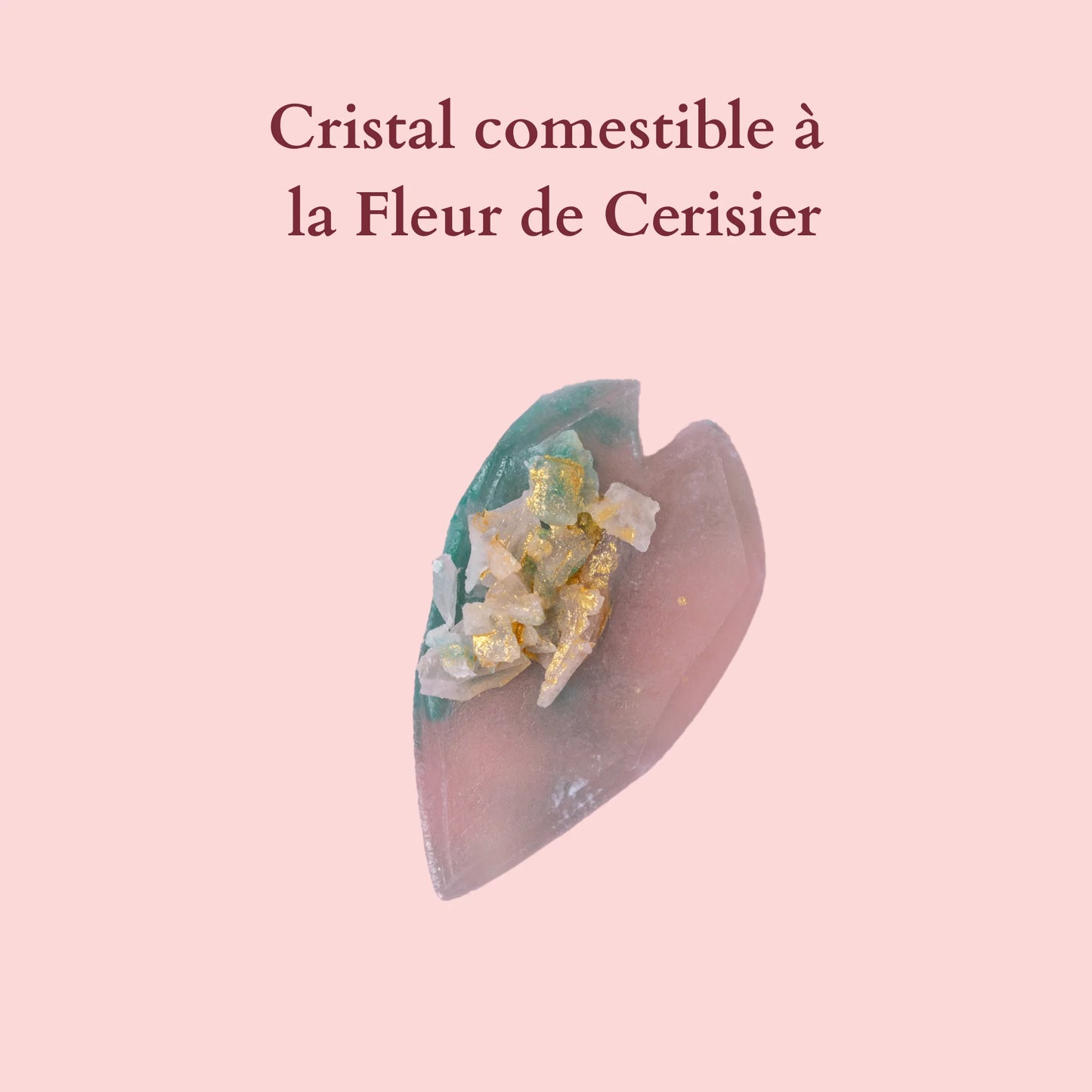 Cristallo Commestibile con fiori di ciliegio