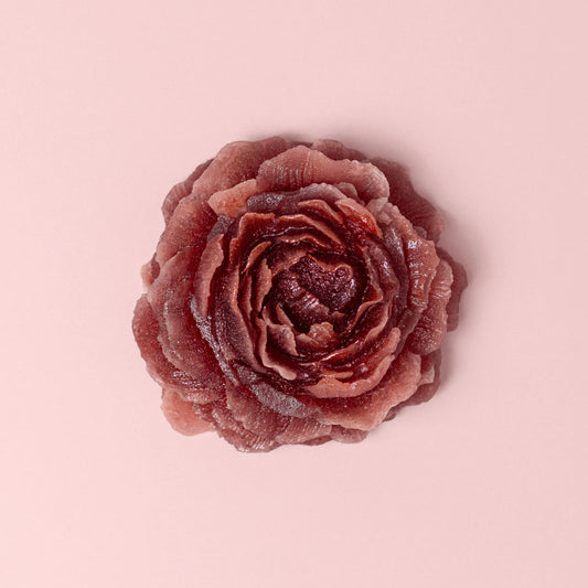 Gourmet rosa di Cristallo Commestibile condividere