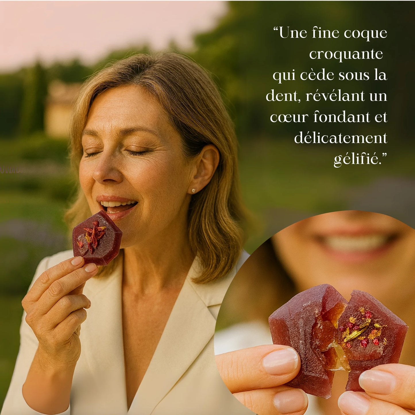 Cristallo Commestibile fragola