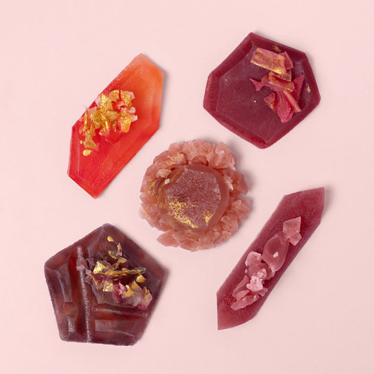 Garnet -verzameling - 5 eetbare kristallen